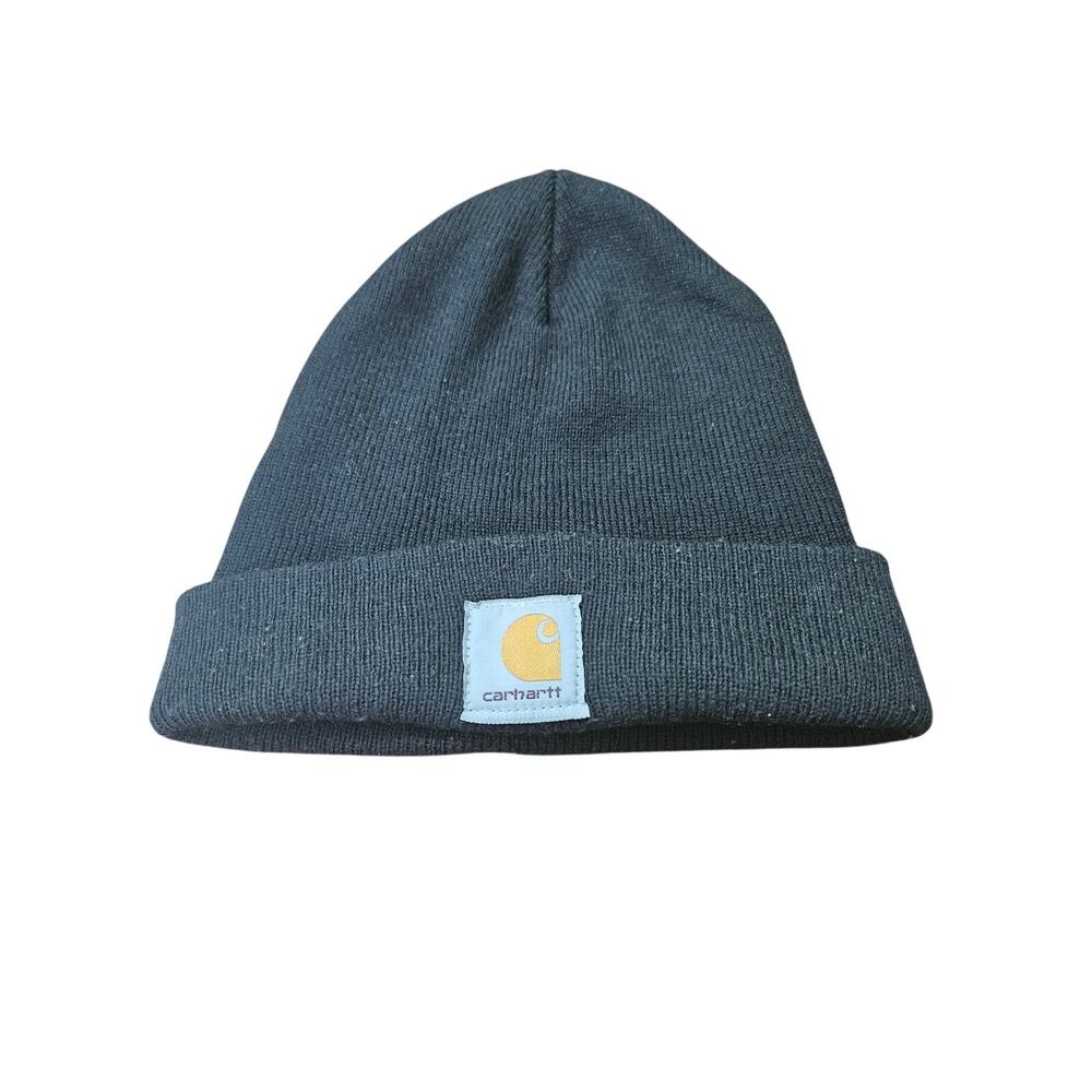 Carhartt Acrylic Watch Hat Beanie Black USA Made One Size